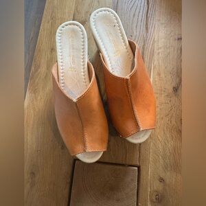 Sandro Rosi Leather Mules